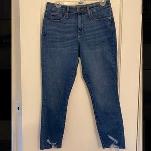 Target Universal Thread High Rise Skinny Crop jeans